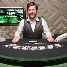 Meja Caribbean Stud Poker dengan kualitas gambar HD di studio bosjoko31303