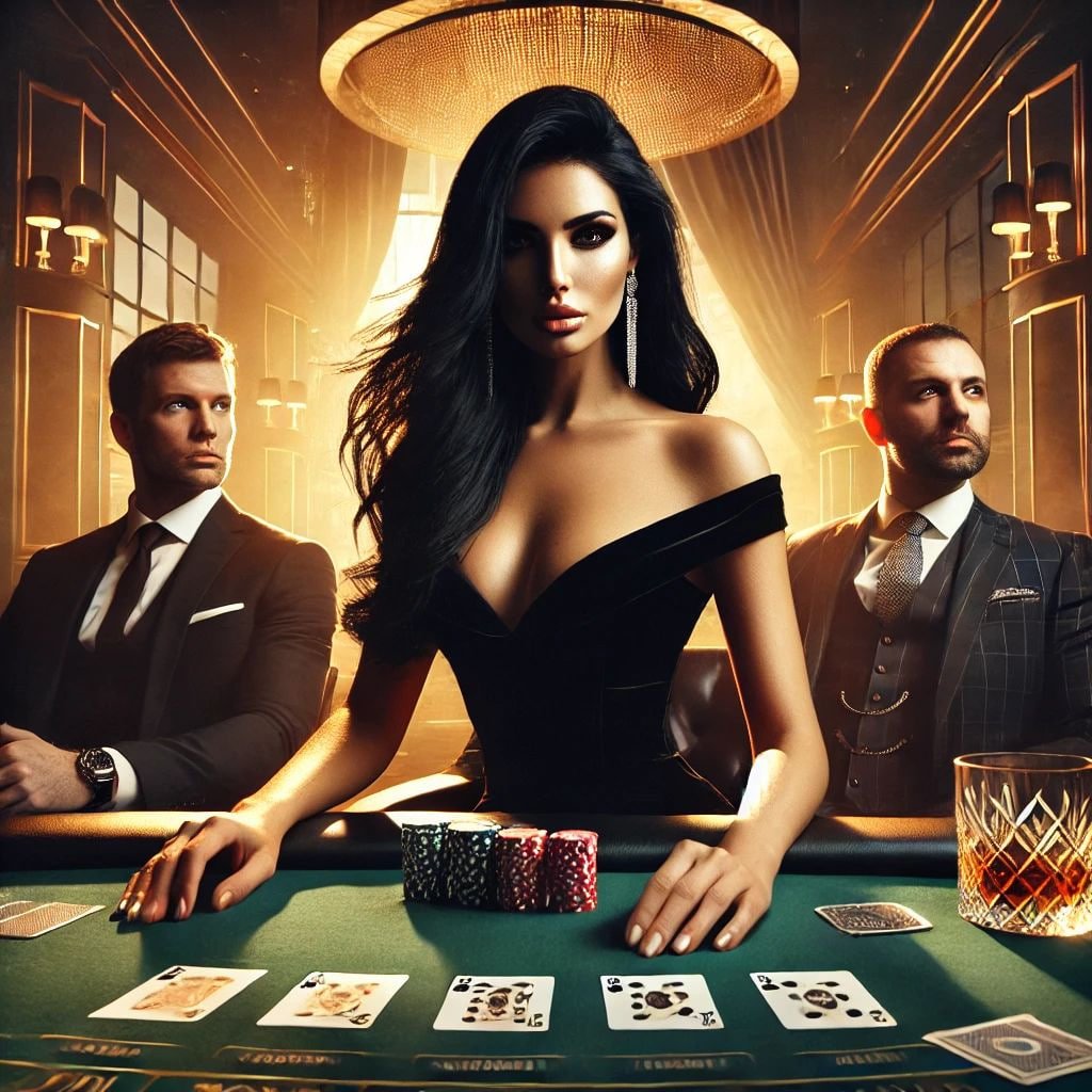 Meja blackjack digital dengan dealer profesional di studio HD bosjoko31303